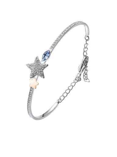2018 2018 S925 Silver Crystal Bracelet