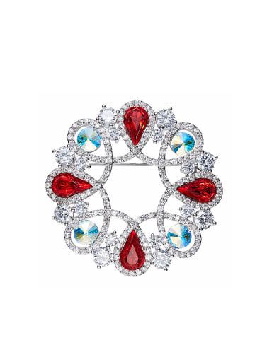 custom Fashion austrian Crystals Cubic Zircon Brooch