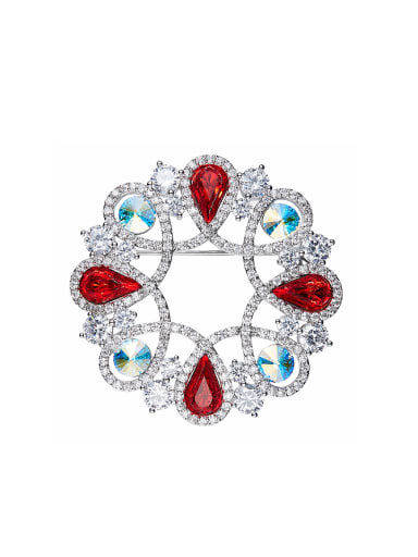 Fashion austrian Crystals Cubic Zircon Brooch