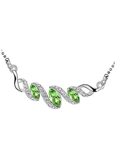 Fashion Marquise austrian Crystals Alloy Necklace