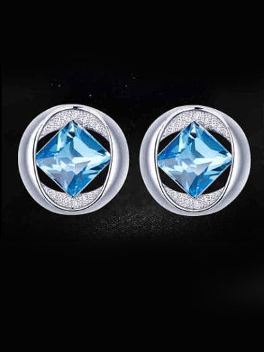 Alloy Round Shaped  stud Earring