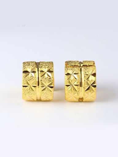 Classical Gold Plated Women Clip Earrings