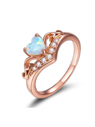 Noble Classical Crown Shaped Alloy Ring
