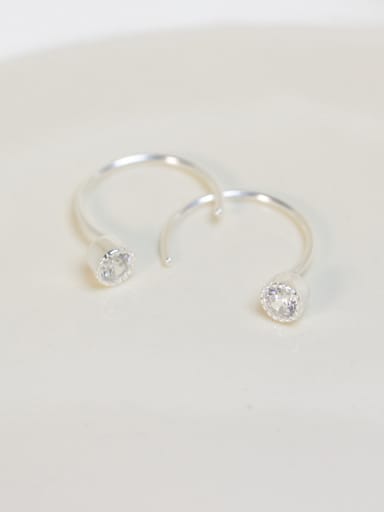 Simple Cubic Zircon Women Earrings