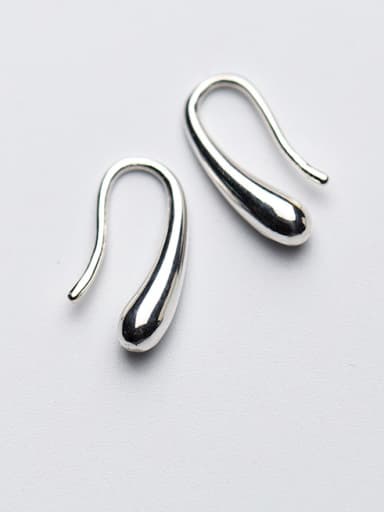 Exquisite Water Drop Shaped S925 Silver Earrings