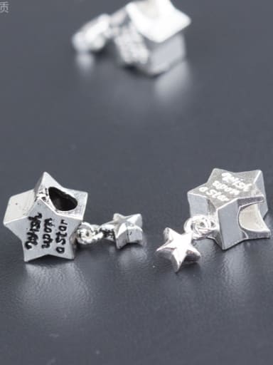 925 Sterling Silver With Silver Plated Rock Star Charms