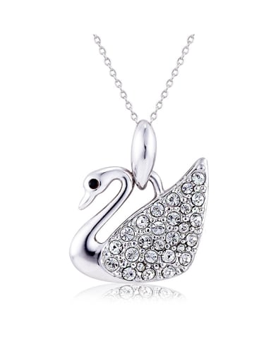 Austria Crystal Swan Shaped Necklace