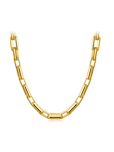 Personalized 18K Gold Plated Copper Long Necklace