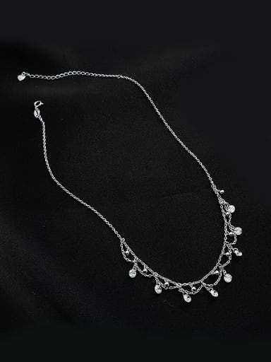 Fashion Elegant Platinum Plated Necklace