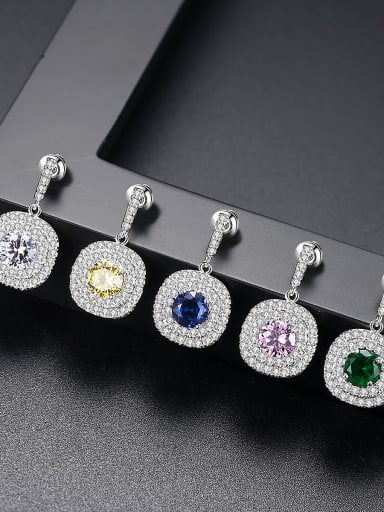 Micro AAA zircon exquisite  Bling-bling earrings multiple colors available