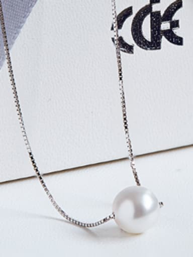 2018 2018 2018 2018 S925 Silver Pearl Necklace