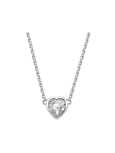 2018 2018 2018 Heart-shaped austrian Crystal Necklace