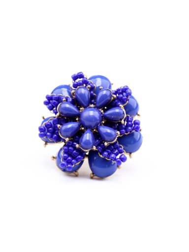 Beautiful Flower Shaped Alloy Ring
