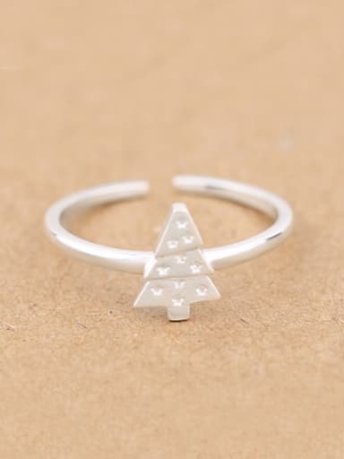 Tiny Christmas Tree Opening Ring