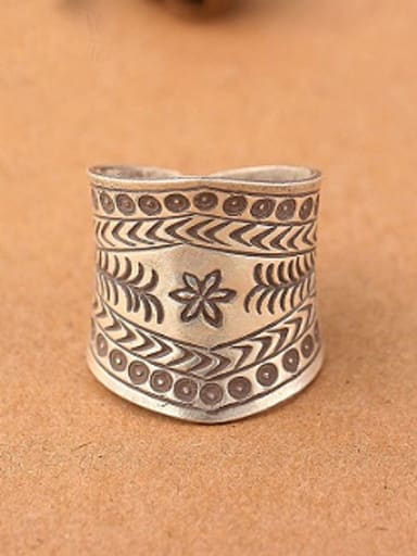 Ethnic style Silver Handmade Ring