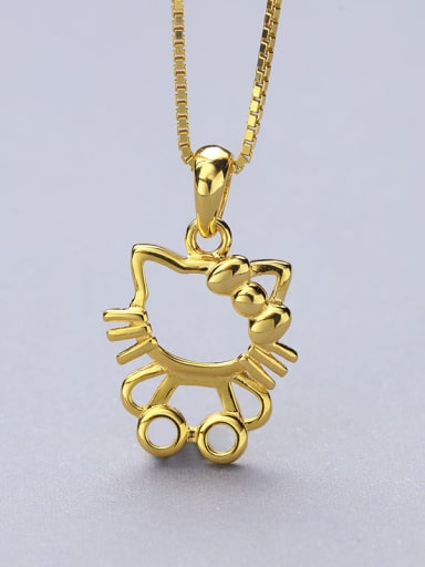 Gold Plated Cat Pendant