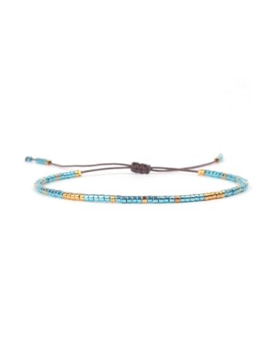 Korean Style Colorful Glass Beads Fashion Bracelet