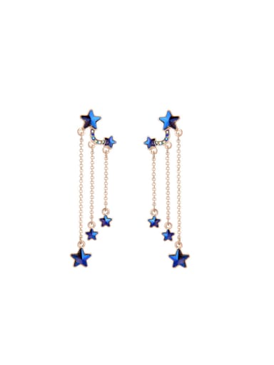 Bright Star Tassel drop earring