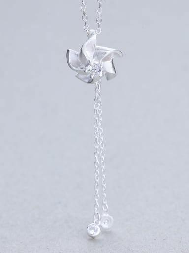 S925 Silver Windmill Necklace