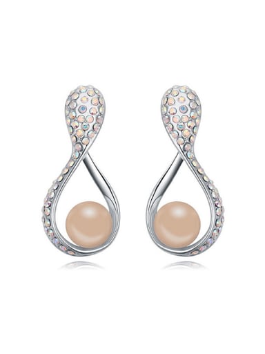 Chanz using austrian elements Austria pearl earrings she laugh fashion pearl