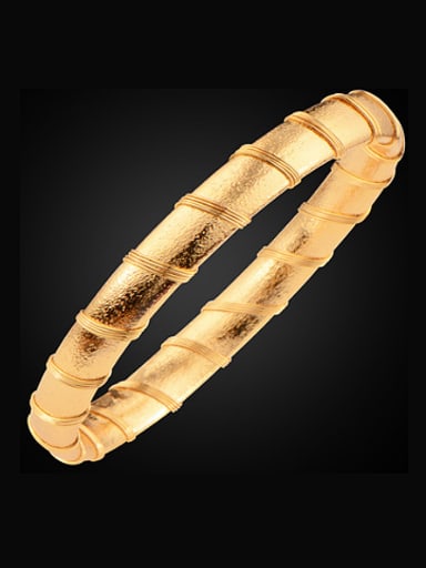 18K Gold Plated Fashion Round Bangel