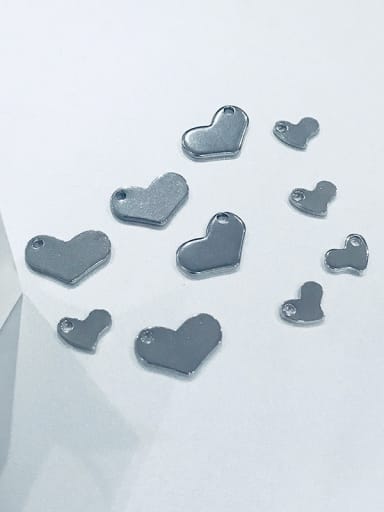 Stainless Steel With heart Charms