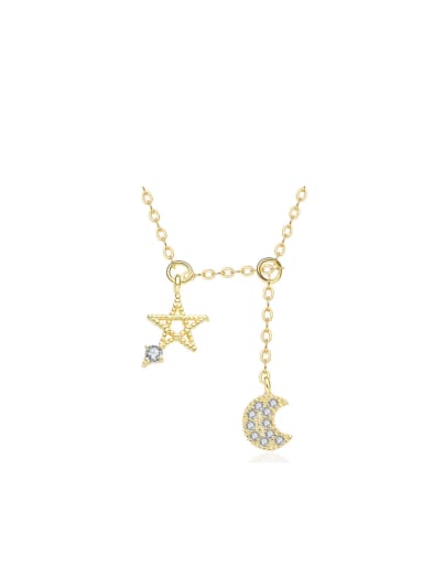 Fashion Korean Style Star Moon Accessories Necklace