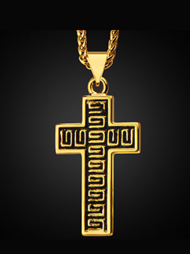 Retro Cross Necklace