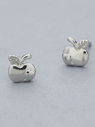 Natural Style Apple Shaped Earrings