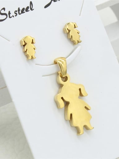 Dancing Girl Shaped Two Pieces Set