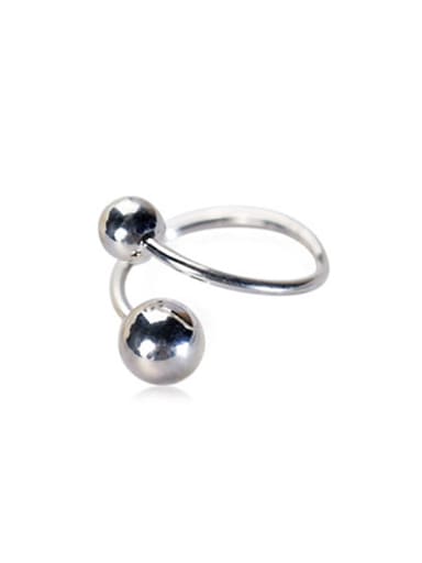 Simply Open Design 925 Silver Ring