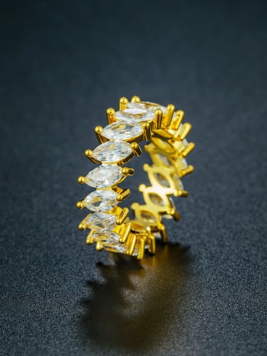 Gold Plated Zircon Ring
