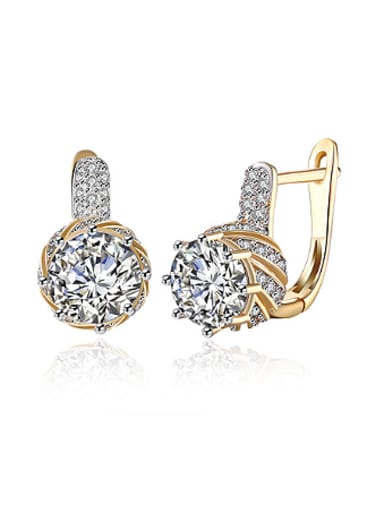 Fashion Zircon Rhinestones Women Earrings