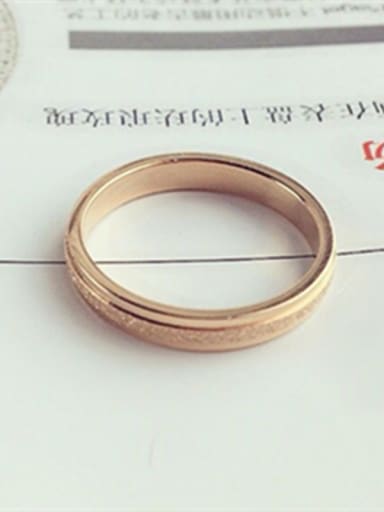 Single Lines Matt Fashion Ring