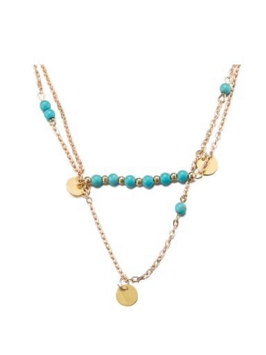 Personality Women 18K Gold Necklace