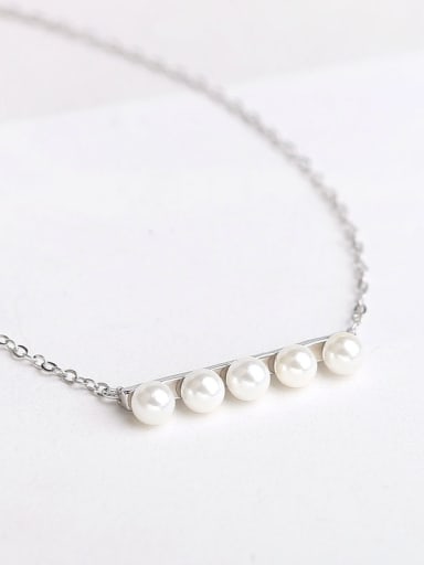Freshwater Pearls Silver Women Necklace