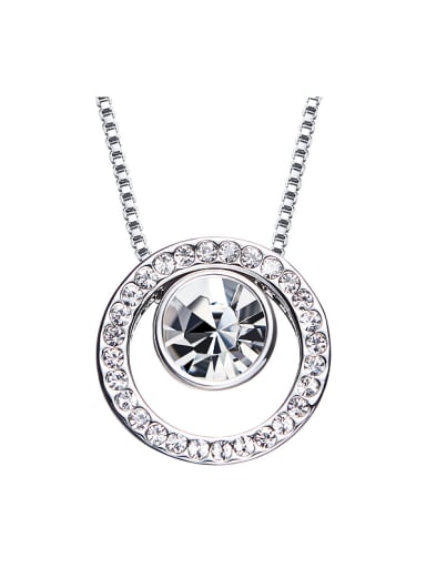 2018 Round-shaped Crystal Necklace