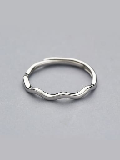 925 Silver Wave Shaped Ring
