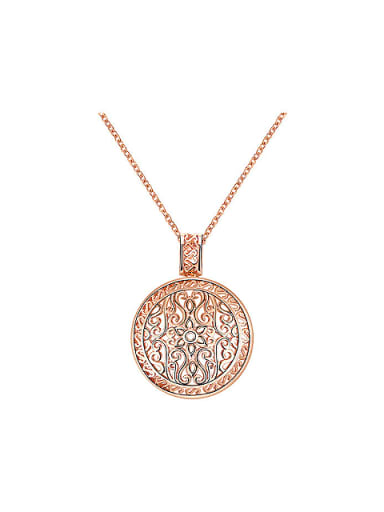Women Exquisite Hollow Flower Shaped Necklace
