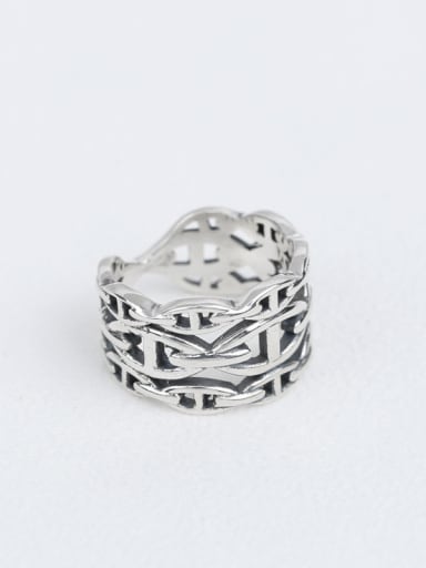 Personalized Hollow Silver Women Ring