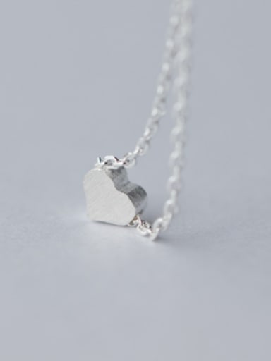 S925 Silver Sweet Heart Shape Necklace