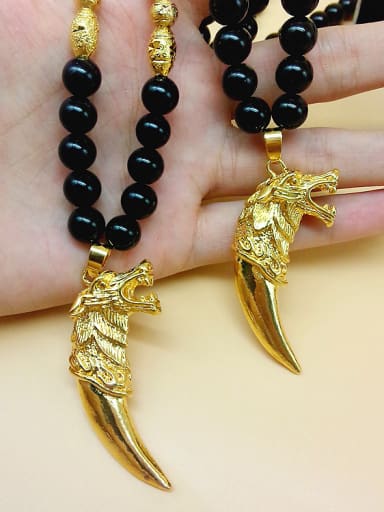 Men Exquisite Wolf Shaped Necklace