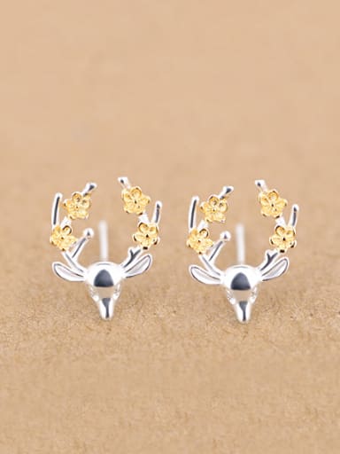 Fashion Elk Stud cuff earring