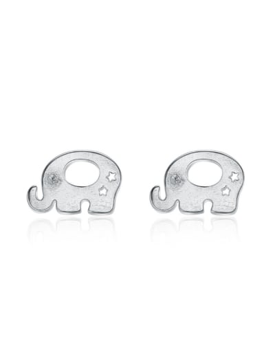 Lovely Elephant Women' Style Stud Earrings