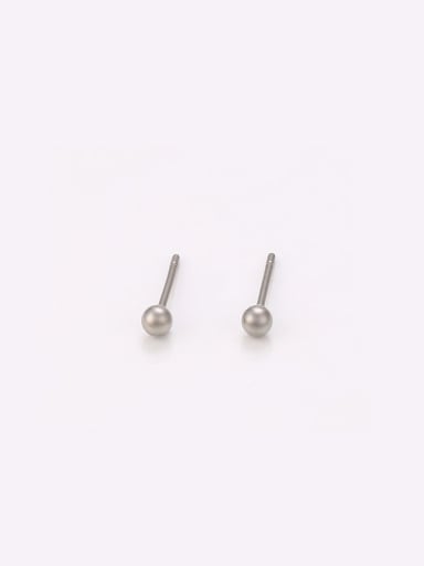 Titanium Steel Simple Trendy Tiny Globule stud Earring