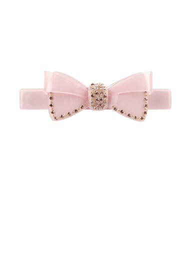 Alloy With Cellulose Acetate Fashion Bowknot Barrettes & Clips