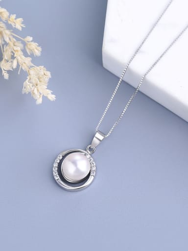 S925 Silver Freshwater Pearl Pendant