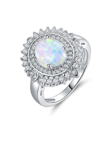 2018 Opal Stone Engagement Ring