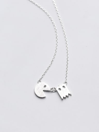 Creative Geometric Shaped S925 Silver Women Necklace