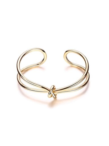 Exquisite Open Design Knot Shaped Bangle